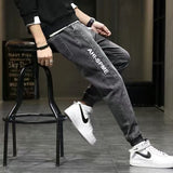 Wiaofellas  New Men's Stretch Skinny Jeans New Spring Fashion Casual Cotton Denim Slim Fit Pants Male Trousers