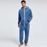 Wiaofellas Men's Winter Thicken Warm Pajamas Sets Flannel 2 Piece /Sets Sleepwear Male Long Sleeve Home Suit Soft Nightwear Pyjamas