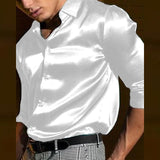 Wiaofellas Streetwear Solid Single Breasted Lapel Polo Shirts Men Casual t Shirt Shirts Fashion Stitch Mesh Long Sleeve Tee Top For Man