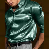 Wiaofellas Streetwear Solid Single Breasted Lapel Polo Shirts Men Casual t Shirt Shirts Fashion Stitch Mesh Long Sleeve Tee Top For Man