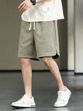 Wiaofellas New Summer Men's Shorts 8XL Plus Size Drawstring Baggy Sweatshorts Male Wide Breeches Pants Men Short Sweatpants Streetwear