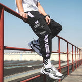 Wiaofellas Hip Hop Cargo Pants Men Streetwear Cotton Joggers Fashion Sweatpants Male Casual Harem Trousers Summer Harajuku Pants Men Women