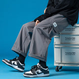Wiaofellas Spring Brand Straight Loose Pants Hip Hop High Street Trend Fashion Men's Harem Pants Student Boys Girls Pants