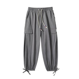 Wiaofellas Spring Brand Straight Loose Pants Hip Hop High Street Trend Fashion Men's Harem Pants Student Boys Girls Pants