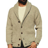 Wiaofellas New Design Men Classic Cardigan Hot Stylish Casual Autumn Wintern Warm Daily Coat Male Knit Sweater