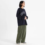 Wiaofellas Men's Solid Color Retro Straight Pants Loose Fashion Trend Wide Leg Pants Simple High Waist High-quality Trousers M-2XL