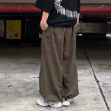 Wiaofellas Vintage Baggy Cargo Pants Men Parachute Wide Leg Trousers Male Oversize Retro Loose Casual Japanese Streetwear Hip Hop