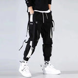 Wiaofellas Hip Hop Cargo Pants Men Streetwear Cotton Joggers Fashion Sweatpants Male Casual Harem Trousers Summer Harajuku Pants Men Women