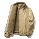 Wiaofellas Winter Cashmere Jackets Men Thicken Warm Lapel Cotton-padded Clothes Male Outdoors Camping Loose Coats Mens Chaqueta Hombre 4XL