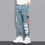 Wiaofellas Hip Hop Cargo Pants Men Streetwear Cotton Joggers Fashion Sweatpants Male Casual Harem Trousers Summer Harajuku Pants Men Women