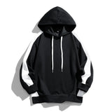 Wiaofellas White, Black, Blue, Green, Hooded Hoodie Men's Spring And Autumn Couples Clothes Top