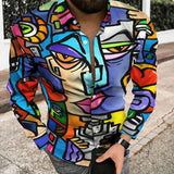 Wiaofellas Europe America Men Fashion Casual Clothing Long sleeved Shirt Hawaiian Cardigan Gentleman Design Everyday Formal Wear Button Top
