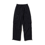 Wiaofellas Oversized Cargo Pants Men Fashion Retro Pocket Casual Pants Men Streetwear Hip-hop Loose Straight Wide Leg Pants Mens Trousers