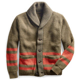 Wiaofellas New Design Men Autumn Winter Knit Cardigan Thickness Warm Hot Fashion Casual Daily Sweater Male Syle Coat