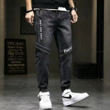 Wiaofellas  New Men's Stretch Skinny Jeans New Spring Fashion Casual Cotton Denim Slim Fit Pants Male Trousers