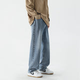 Wiaofellas 5-color Baggy Jeans Men Fashion Retro Harajuku Jeans Men Streetwear Hip-hop Loose Straight Denim Pants Mens Trousers S-3XL