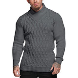 Wiaofellas Harajuku Sweaters Solid Color V Neck Sweater Men Autumn/Winter All-match Long Sleeve Pullover Korean Fashion Knitted Sweater