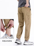 Wiaofellas Summer Quick Dry Cargo Pants Men Multi-Pockets Sportswear Light&Thin Breathable Loose Casual Jogger Sweatpants Straight Trousers