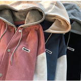 Wiaofellas New College Style Corduroy Embroidery Thickened Baseball Uniform For Men Women Couples American Retro Street Trend Loose Jacket