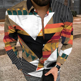 Wiaofellas Europe America Men Fashion Casual Clothing Long sleeved Shirt Hawaiian Cardigan Gentleman Design Everyday Formal Wear Button Top