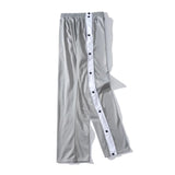 Wiaofellas Sports Trousers Men's Basketball Training Full-opening Button-down Pants Loose Plus Size Side-opening Button-down Pants Men