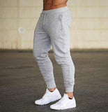 Wiaofellas New Muscle Fitness Running Training Sports Cotton Trousers Men's Breathable Slim Beam Mouth Casual Health Pants