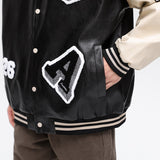Wiaofellas Hip Hop Men Varsity Jacket Mens Letters Embroidery Patchwork Harajuku Varsity Jacket Air Pilot Overcoat Baseball Coats Male