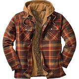 Wiaofellas Men's Plain Printed Hooded Cotton Jacket Winter Fashion Casual Thicken Warm Zippers Hoodie Coat Luxury M-4XL
