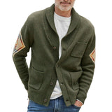 Wiaofellas New Design Men Classic Cardigan Hot Stylish Casual Autumn Wintern Warm Daily Coat Male Knit Sweater