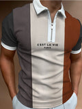 Wiaofellas Casual England Style short sleeve Polo Shirt Men's Vintage Solid Zipper O Collar Shirt Pullover Summer Fashion Men's Shirt