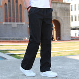 Wiaofellas Long Men's Cargo Pants Y2k Slacks Straight Loose High Quality Cotton Stacked Harajuku With Free Shipping Vintage Trousers Man