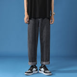 Wiaofellas Men's High-quality Vintage Thin Straight-leg Loose Jeans New Classic Style Baggy Pants Male Harajuku Baggy Fit Jeans