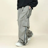 Wiaofellas Cargo Parachute Pants Men Oversize Sport Wide Leg Trousers Male Tracksuit Jogging Hip Hop Loose Casual Streetwear