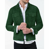 Wiaofellas Men's Suede Jacket Casual Motorcycle Lapel Slim Tailored Single Breasted Coat Windbreak Iab Club America Jackets Man Y2k Vintage
