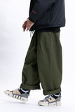 Wiaofellas Mens Pants Spring New Casual Japanese Loose Wide-leg Pants Solid Color Cargo Pants for Men and Women Streetwear Ropa De Hombre