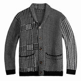 Wiaofellas New Design Men Autumn Winter Knit Cardigan Thickness Warm Hot Fashion Casual Daily Sweater Male Syle Coat