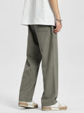 Wiaofellas Summer Linen Pants Men Straight Loose Sweatpants Breathable Cotton Solid Drawstring Husband Home Trousers Male Long Casual Pant