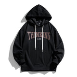 Wiaofellas Hoodies for Men Sportswear Pullover with Drawstring Hip-hop Men's Streetwear Hip Hop Hoodies
