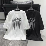 Wiaofellas Oversized Mens Casual T-shirt Cotton Breathable Loose Tops Y2k Clothes Harajuku Short Sleeve Tees Graphic T Shirts Recommend