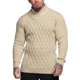 Wiaofellas Harajuku Sweaters Solid Color V Neck Sweater Men Autumn/Winter All-match Long Sleeve Pullover Korean Fashion Knitted Sweater