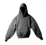 Wiaofellas Men's hoodie men clothing OVERSIZED PULLOVER HOODIE Gym Running Training Cotton Round Neck Long Sleeve loose coat Sportswear