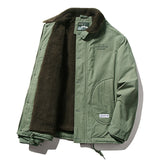 Wiaofellas Winter Cashmere Jackets Men Thicken Warm Lapel Cotton-padded Clothes Male Outdoors Camping Loose Coats Mens Chaqueta Hombre 4XL