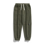 Wiaofellas Men's Corduroy Trousers Casual Loose Sweatpants Men Joggers Cargo Pants Male Streetwear Trackpants Baggy Harajuku