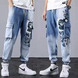 Wiaofellas  New Men's Stretch Skinny Jeans New Spring Fashion Casual Cotton Denim Slim Fit Pants Male Trousers