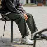 Wiaofellas Men's Cotton Cargo Pants Women Spring Autumn Joggers Straight Leg Trousers Loose Japanese Streetwear Men Vintage Pant