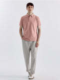 Wiaofellas Summer Men Polo Shirts New Classic Business Casual Solid Short Sleeve Tee Breathable Cotton Silk Cool Polos Slim T-Shirts