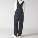 Wiaofellas New Baggy Jeans Men Suspender Cargo Pants Fashion Loose Denim Trousers Jumpsuit Bib Pants Japanese Unisex Pocket Overalls S-5XL
