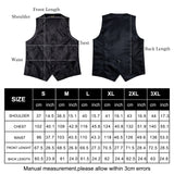 Wiaofellas Men Black Paisley Vest Necktie Bowtie Pocket Square Cufflinks Dress Set жилетка мужская Classic 5 PCS Business Waistcoat for Man