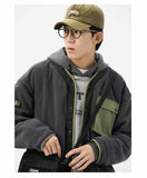 Wiaofellas Trendy Men's Sports Jacket Spring Autumn Casual Loose Men's Tops Japanese Tooling Fashion Stand Collar Male Jackets Coat