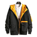 Wiaofellas New Jackets Men Fashion Hip Hop Windbreaker Coats Casual Jacket Men Cargo Bomber Mens Jackets Coats Outwear Streetwear Wholesale